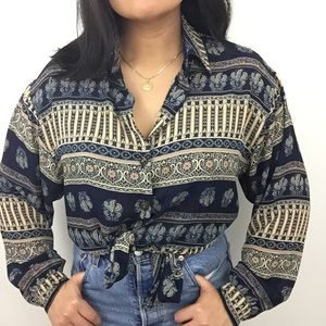 Vintage Blouse | 90s Button up